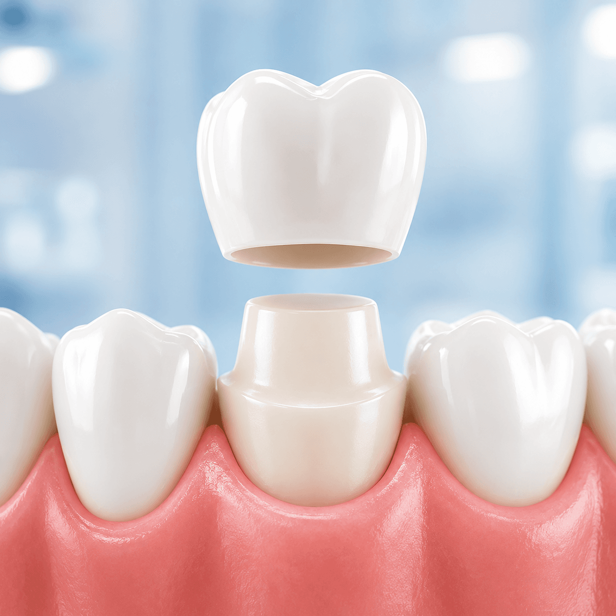 Dental crown and bridge restoration