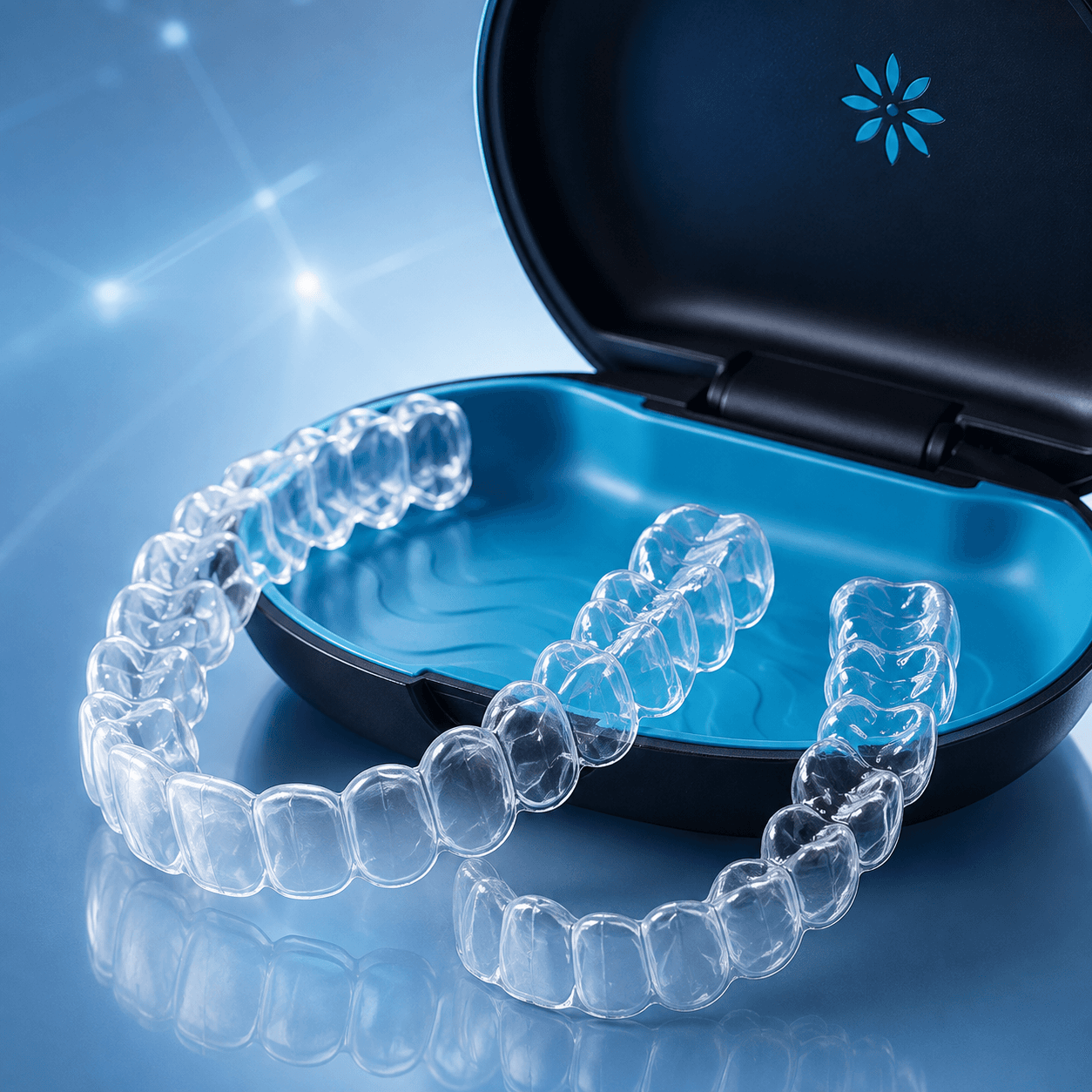 Clear aligner tray for Invisalign® treatment