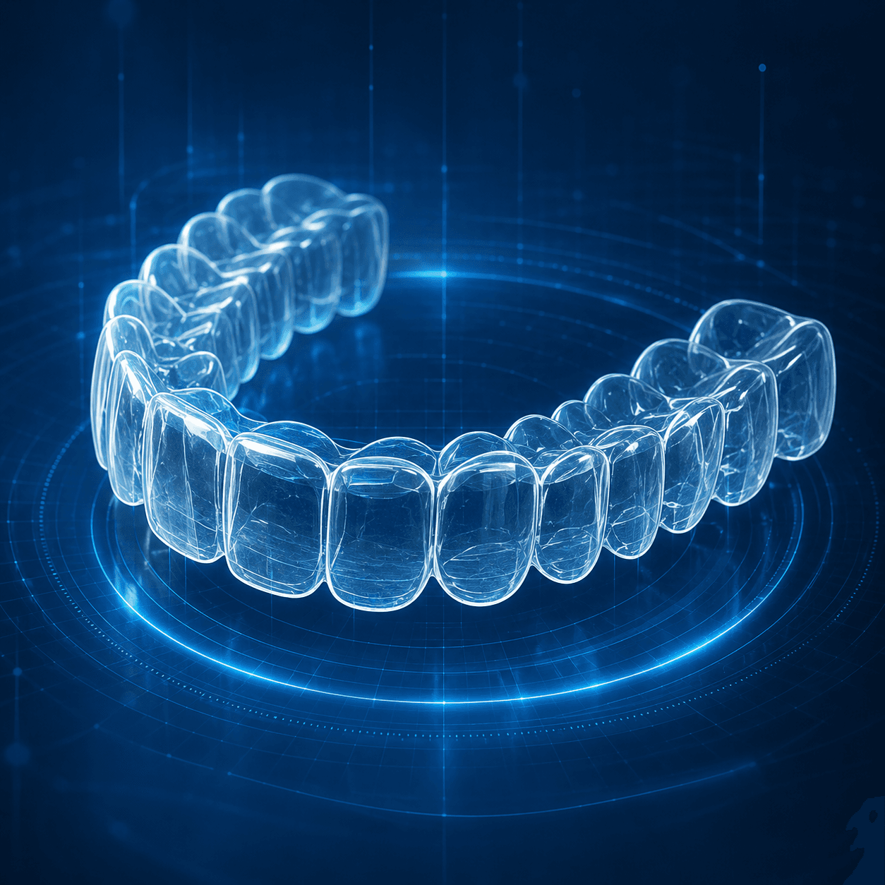 SureSmile clear aligner trays for digital orthodontic treatment