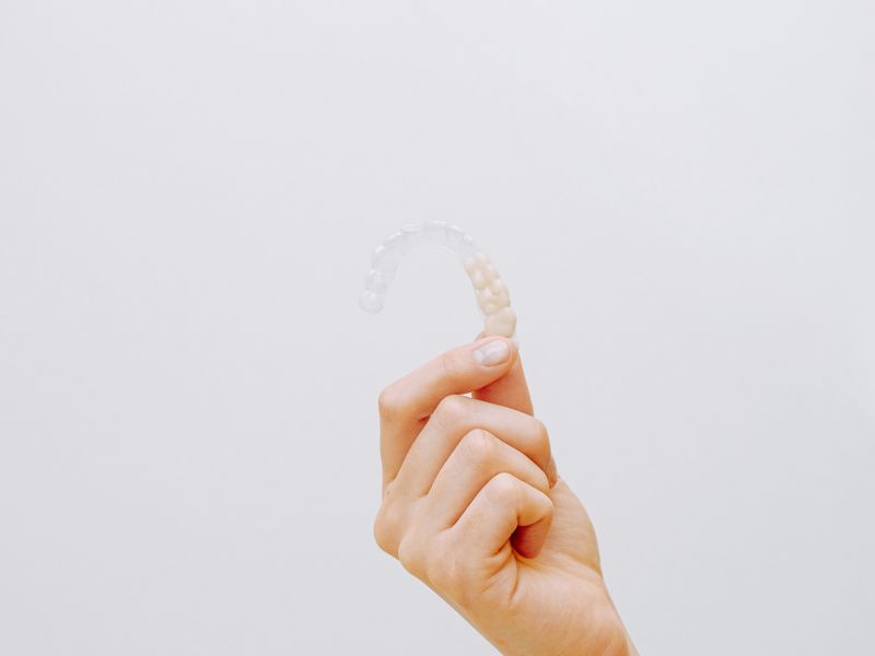 Clear aligner tray for Invisalign treatment at Englewood Dentistry in Englewood NJ